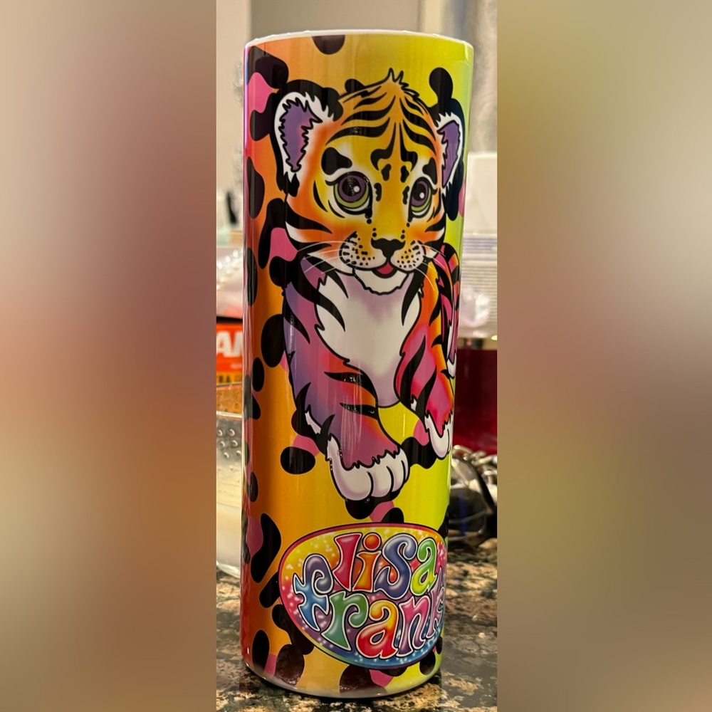 20 oz Lisa frank tumbler
